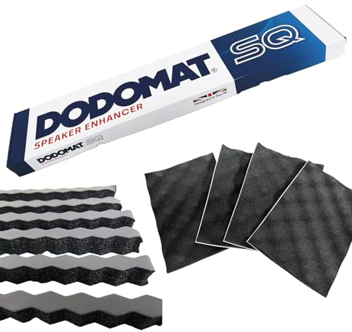 Dodo Mat SQ Speaker Enhancer - Universal Foam Gasket Ring Insulation Soundproof Pad Car Audio Door Speaker Kit