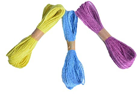 Homoyoyo 12rollen Bunte Juteschnur Pro Langlebige DIY Handwerkskordel Für Geschenkverpackung Hochzeitsdeko Möbel Partygestaltung Vielseitig Und Farbenfroh Für Kreative Bastelprojekte