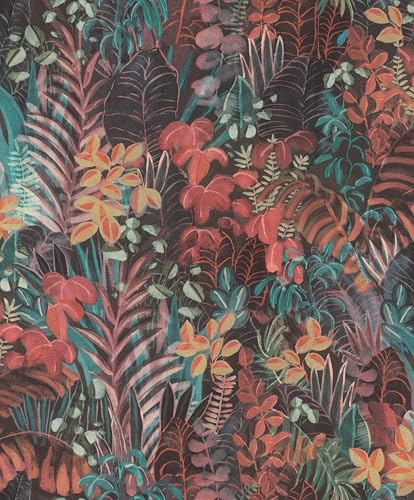 SCHÖNER WOHNEN-Kollektion Vliestapete BOTANICAL 600636 in Rot - 10,05 m x 0,53 m