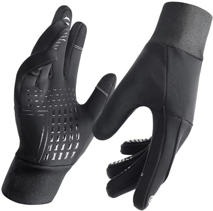 Winter Thermal Waterproof Gloves For Riding Driving Golf Netball Touchscreen Windproof Anti-Slip Soft Warm Handwear For Men Women Ladies Gloves Outdoor Gym Running Cycling Fishing Climbing Walking