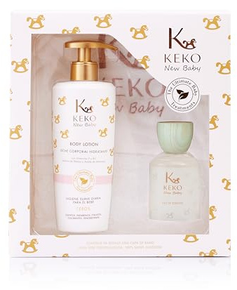 Geschenkset Feuchtigkeitscreme für den Körper, 500 ml + Babyduft 100 ml + Handtuch