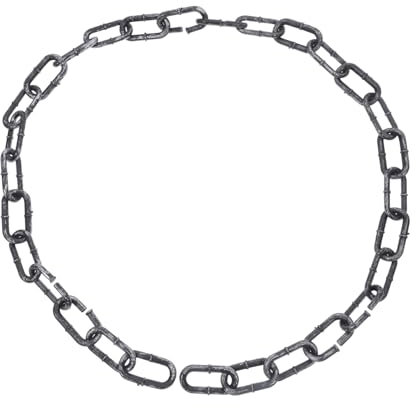 CIYODO Halloween Ketten Deko Realistische Kunststoffkette Für Halloween-party Cosplay Zubehör Lange Gruselige Kette Für Verkleidungen Und Dekorationen