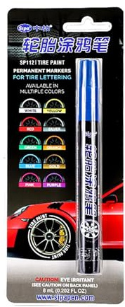Bolígrafo Para Letras De Neumáticos - Bolígrafo Para Pintar Neumáticos De Coche | Marcador De Pintura Impermeable Para Coches, Rotulador De Pintura Para Paredes Laterales De Neumáticos De Secado Rápid