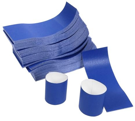 PartyKindom 500stücke Selbstklebende Papier Serviettenringe Papier Serviettenbänder Für Restaurant Party