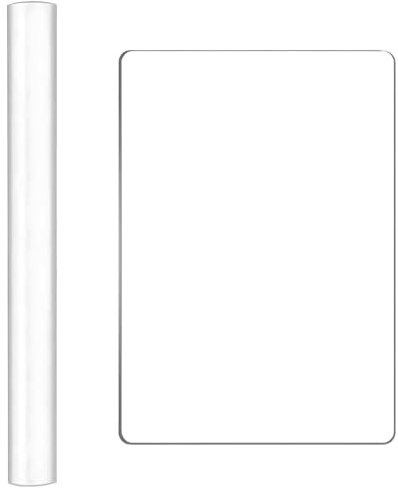 Acrylic Clay Rollers With Sheet, Board and Rolling Pin - Clear Art Craft DIY Tool for Shaping and Sculpting Polymer Clay Pottery