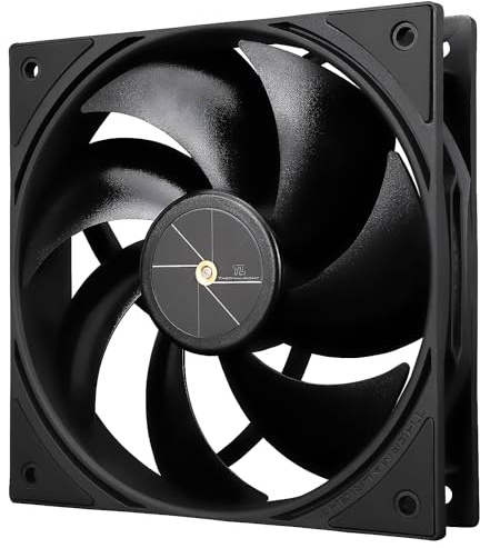 Thermalright TL-P12 CPU Fan, PC Case Fan, Quiet 4PIN PWM Computer Fan, 12 cm Specifications Quiet Cooling Fan, 1500 RPM Speed, Desktop CPU Fan (TL-P12)