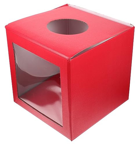 Happyyami Tombola Kasten Kubisch Multifunktions Losbox Aus Sicherem Material Für Firmenversammlungen Und Partys Praktische Spendenurne