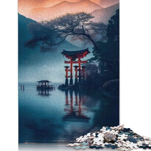 Majestic Lake Puzzle für Erwachsene, 1000 Teile, anspruchsvolle Familienspiele, Denksportaufgaben für Kinder ab 12 Jahren, 1000 Teile (75 x 50 cm)