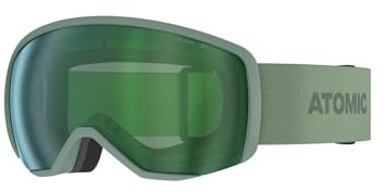 ATOMIC Revent Junior S Flash Skibrille Pistachio mit Flash-Technologie & OTG für Kinder. Blendschutz, Anti-Fog & Perfekter Sitz für Junge Fahrer.