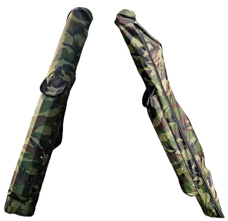 Copechilla Sac Canne a Peche 125cm Canne à pêche et matériel de pêche Sac de Rangement imperméable Épaissi Fourreau Canne a Peche avec Fermeture éclair latérale