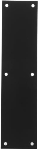 Angoily Zócalo de metal: 11,99 x 2,95 pulgadas, rodapié de acero inoxidable, placas de protección resistentes, protector de panel de puerta para puertas exteriores e interiores.