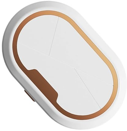 Limpiador de Lentes de Contacto Máquina Recargable Con 3 Modos | Recargable Con Espejo Limpiador Ultrasónico De Contacto Totalmente Automático para Hombres Mujeres Estudiantes Residencia
