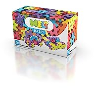 Meli Basic 50 | 50 Bunte Steckbausteine für kreative Kinder ab 3 Jahren | Lernspielzeug zur Förderung der Motorik & Fantasie | Perfekt als Einsteiger-Set