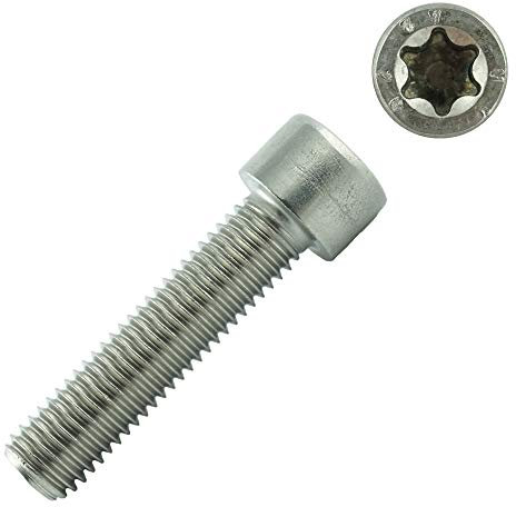 Eisenwaren2000 | Zylinderschrauben mit Innensechsrund TX M4 x 20 mm (10 Stück) - Zylinderkopf Schrauben ISO 14579 - DIN 912 Gewindeschrauben - Edelstahl A2 V2A - rostfrei