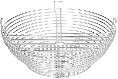 Kamado Joe KJ-MCC23 Stainless Steel Charcoal Basket Grill Accessory for Classic Joe, Black
