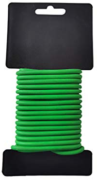 Muium(TM) 10 m Gartendraht mit Gummi Ummantelt Gummiert Geschäumt, 3mm/2,5 mm/2mm, Weichen Bindebändern Pflanzenbinder Gartenbinder Soft Twist Drähte für Garten, wiederverwendbar, wasserdicht (L 3mm)