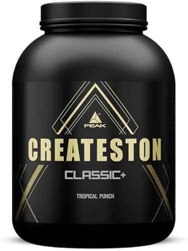 PEAK Createston Classic+ - 3090g Geschmack Tropical Punch I Post Workout I ALL in One I über 60 Schlüsselsubstrate I mit Whey Isolat, Hydrolysat, Kollagen I Creatin I Kohlenhydratmatrix I Muskelaufbau