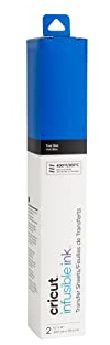 Cricut Infusible Ink Transfer Sheets | True Blue | 2-pack | 30.5cm x 30.5cm (12 x 12) | For use with all Cricut Cutting Machines