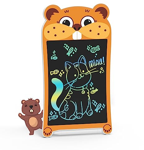 GUYUCOM 21,6 cm Kinder Doodle Board Zeichentablett Schreibspielzeug für 2 3 4 5 6 Jahre alte Jungen Mädchen