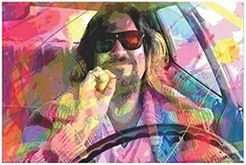 Poster The Big Lebowski Vintage-Filmplakat, Wandkunst, Bilder, Leinwand, Malerei, Poster Und Drucke, Heimdekoration 50X70Cm Kein Rahmen