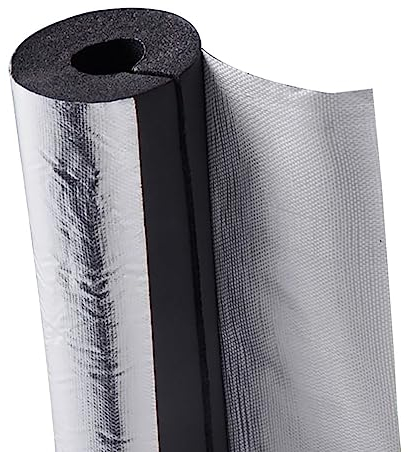 NUACOS Rohrisolierung, Frostschutz-Isolierrohr Für Den Außenbereich, ID 22–114 mm, Dicke 20mm/30mm, Länge 950mm, Self -Dichtungsfolienrohrrohr Isolierung,20mm/0.78in,22mm/0.86in
