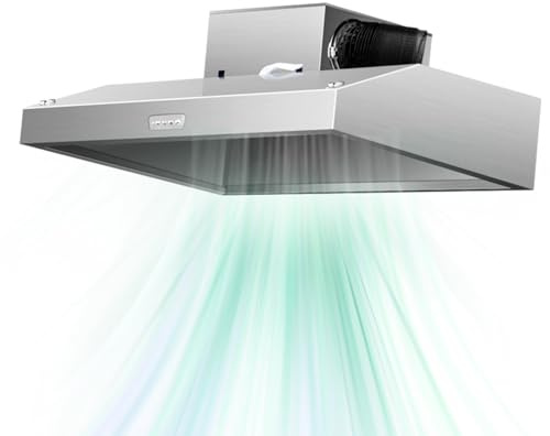 80 Cm Chimney Cooker Hood Extractor Hood with LED and Recirculating & Ducting System Wall Mounted Range Hood 4000-20000（m3/h） Extractor Fan Kitchen (Color : 80 * 60 * 45, Size : 880W)