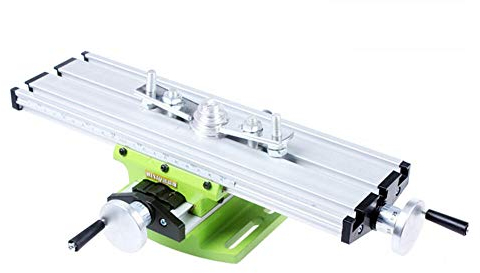 table croisée pour perceuse à colonne réglable à 2 axes, x 20 cm Y 5 cm, fraisage de haute précision 310 x 90 mm, idéale pour toutes les perceuses et fraiseuses