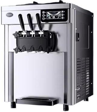 Machine à crème glacée pour la Maison ou Le Commerce, Machine à crème glacée de comptoir Commerciale entièrement Automatique, Machine à crème glacée au thé au Lait, Machine à cône