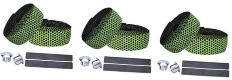 Yardwe 3 Sätze Lenker Fahrradgriffband selbst- Fahrrad Griptape Fahrradstangenstreifen Eva Rennrad Griptape Selbstbindung heimtrainer fahrrad rutschfester Gürtel Drucken Klebeband Gurt