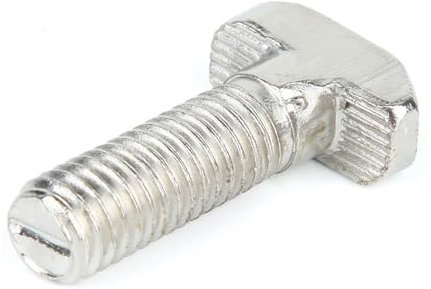 50 Stück/Lot M5 M6 M8 T-Bolzenschrauben for 20 30 40 Linearschiene Aluminiumprofil, 50 Stück M5 M6 M8 Sechskantflanschmuttern optional (Color : Silver, Size : 50pcs 30-M6x12)