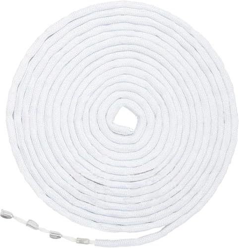 Bamyli - Cinta de plomo para cortinas, 10 m, hilo de plomo, para cortinas, cortina de ducha, mantel, alfombra de baño, mosquitera