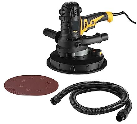 ZKLGS Máquina pulidora, lijadora Orbital, Máquina pulidora portátil for lijadora de Paneles de Yeso Adecuada for pulir Paredes, Pisos y Muebles para lijar, pulir(DKWP180CDLD)