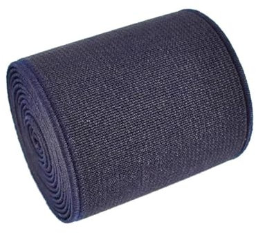 Banda elástica gruesa de 5 metros, 20-50mm, 1,5mm para pantalones, correas, ropa interior, zapatos, banda de goma, accesorios de costura de ropa Diy,Azul marino,40mm