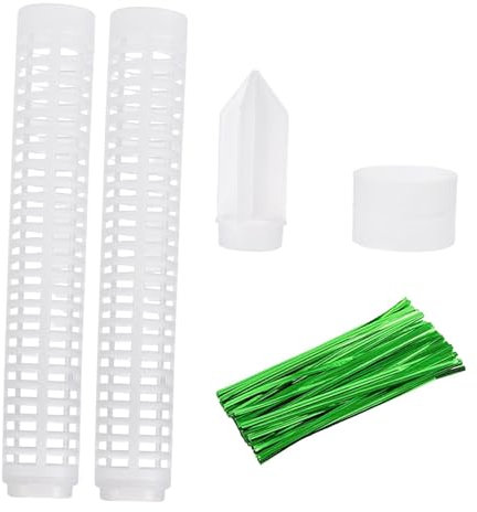 perfk Lot de 2 piquets de Soutien empilables pour Plantes grimpantes, pour Balcon, philodendron, anthurium, M