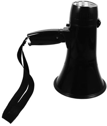 Toddmomy Sport Anfeuerungs Megafon Handmegafon 25w Tragbares Kunststoff Megaphon Mit 240s Aufnahme Loudspeaker Für Sportfans Und Outdoor Anwendung