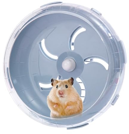 Hamsterhjul - Tyst Träningshjul För Hamster, Smidigt Löpande Husdjurshjul Leksak, Fitnessleksak Gnagare | 6,89 Tum, Chinchilla Mus Gerbil Burtillbehör För Små Djur Inomhus Hemmiljö