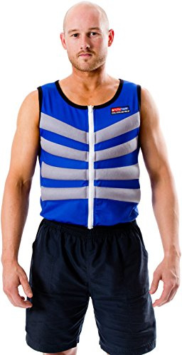 Kühlweste zur Linderung von Multiple Sklerose | Das Uhthoff-Phänomen (XXS (80-84 cm Brust- oder Bauchumfang, Blau)