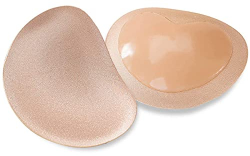 DMZK 1 Par Rellenos de Sujetador, Almohadillas de Sujetador Autoadhesivas Insertos Desmontable Push Up Rellenos Bikini Bra Pecho Almohadillas