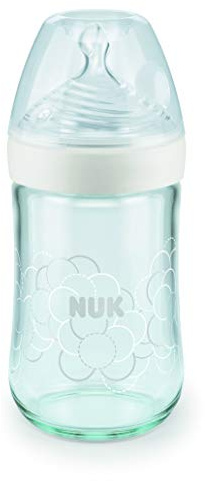 NUK Naturse sense Glasflasche 240ml rosa