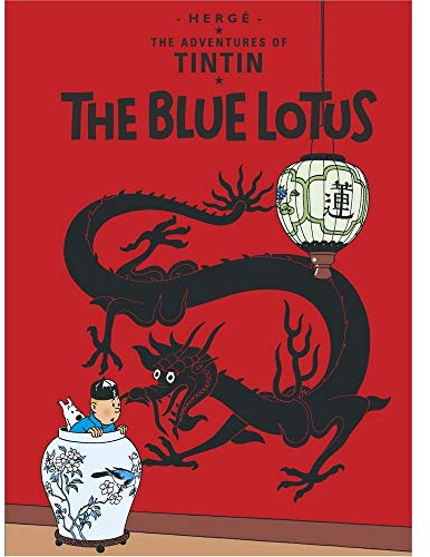 Moulinsart Postcard Tintin Album: The Blue Lotus 34073 (10x15cm)