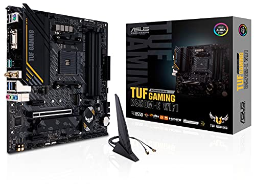 ASUS TUF GAMING B550M-E WIFI AM4 B550 DUAL M.2 WIFI AURA MB