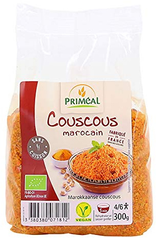 Priméal - Couscous Marocain 300G - Vendu par unité