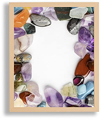 Bilderrahmen Opal X | 37,5x98 cm | Buche Dekor | Antireflex Kunstglas | Poster Puzzle Diamond Painting Drucke