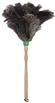 Piumino piuma di struzzo | modello Noa | misure 54 cm | vendita unitaria | con gancio all'estremità