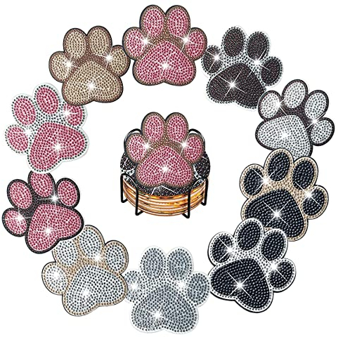 SOMHORN 10PCS Diamond Painting Untersetzer