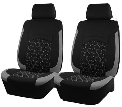 Sitzbezug Universeller Autositzbezug Fußball-Muster Autozubehör Innenraum Mann Passend Für Die Meisten Autos SUV LKW Van Airbag-kompatibel Sitzbezüge (Größe : Gray 2 Front seat)