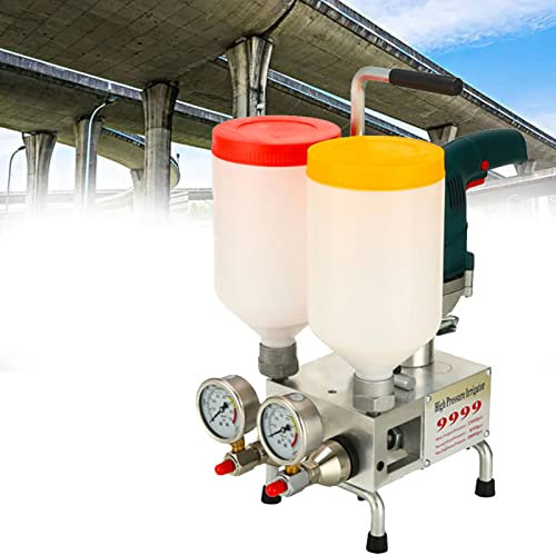 Máquina de lechada eléctrica,Máquina de lechada,Máquina de lechada de poliamonio/Resina epoxi Bomba de inyección de lechada,Máquina de Bomba de inyección de lechada eléctrica de 0,