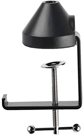 Yjcnelcr Pince de montage de table en C robuste pour microphone de suspension, bras en ciseaux, support de support de bureau, pince de montage de table C