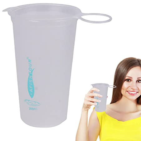 Vasos de agua plegables de 200 ml, botella de agua reutilizable, flexible y plegable, botella de agua deportiva ligera, tazas de viaje convenientes para correr, acampar, senderismo, viajes