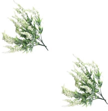 Ciieeo 4stücke Lifelike Künstliche Lavendel Pflanzen Für Fotografie-Requisiten Und Heimdekoration Weiße Simulation Pflanze Für Kreative -projekte Und Stilvolle Arrangements
